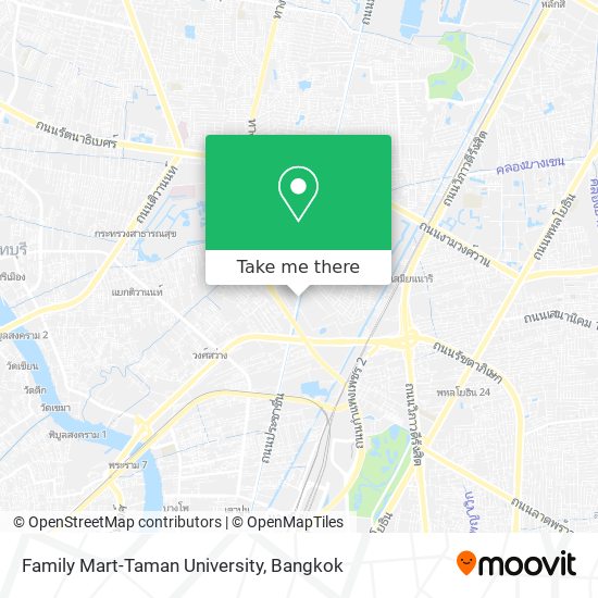 Family Mart-Taman University map