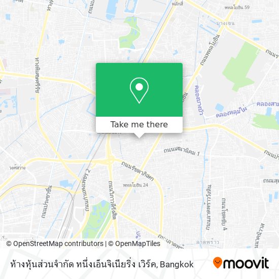 ห้างหุ้นส่วนจำกัด หนึ่งเอ็นจิเนียริ่ง เวิร์ค map