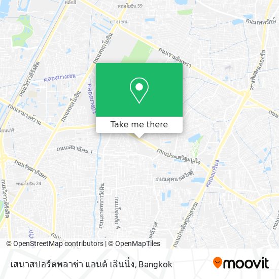 เสนาสปอร์ตพลาซ่า แอนด์ เลินนิ่ง map