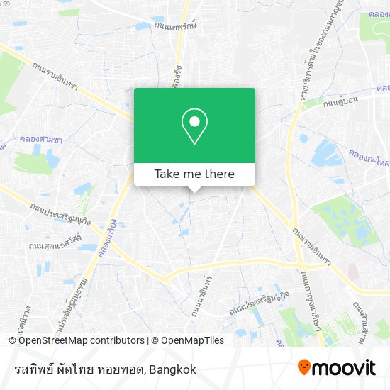 รสทิพย์ ผัดไทย หอยทอด map