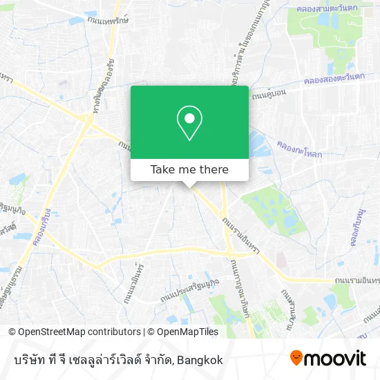 บริษัท ที จี เซลลูล่าร์เวิลด์ จำกัด map