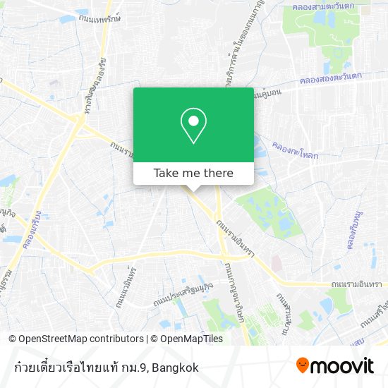 ก๋วยเตี๋ยวเรือไทยแท้ กม.9 map