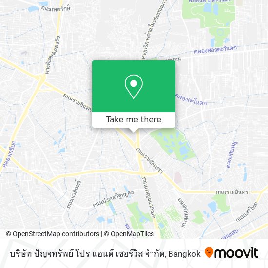 บริษัท ปัญจทรัพย์ โปร แอนด์ เซอร์วิส จำกัด map