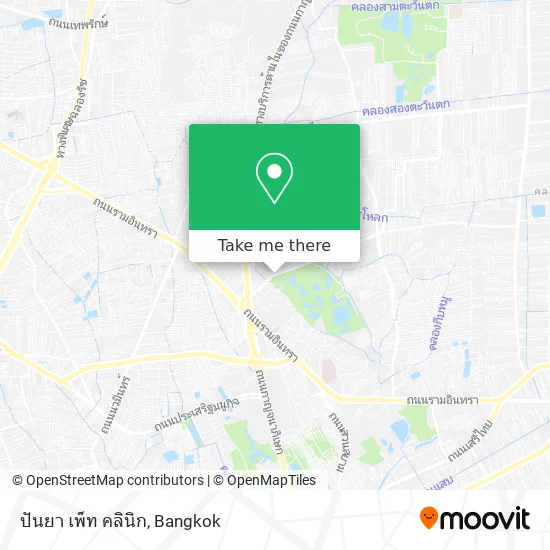ปันยา เพ็ท คลินิก map