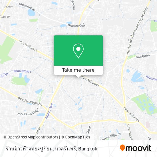 ร้านข้าวห้างทองปูก้อน, นวลจันทร์ map