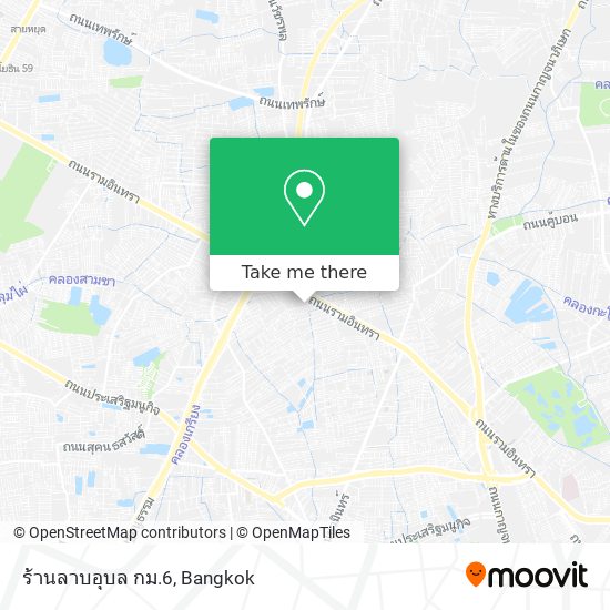 ร้านลาบอุบล กม.6 map