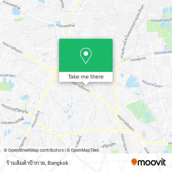 ร้านส้มตำป้ากาย map