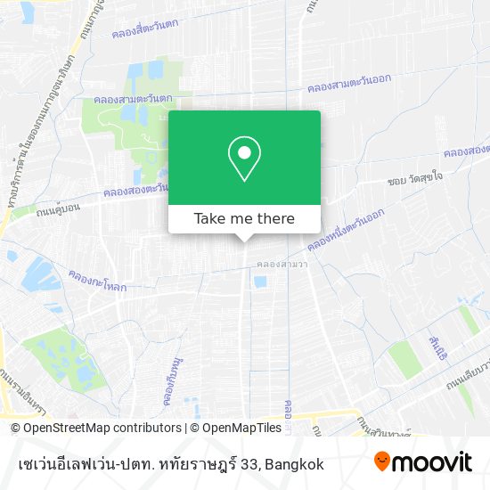 เซเว่นอีเลฟเว่น-ปตท. หทัยราษฎร์ 33 map