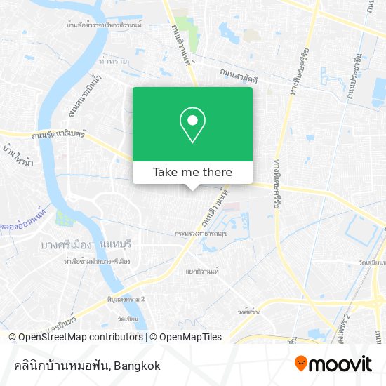 คลินิกบ้านหมอฟัน map