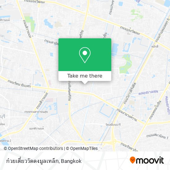 ก๋วยเตี๋ยววัดดงมูลเหล็ก map