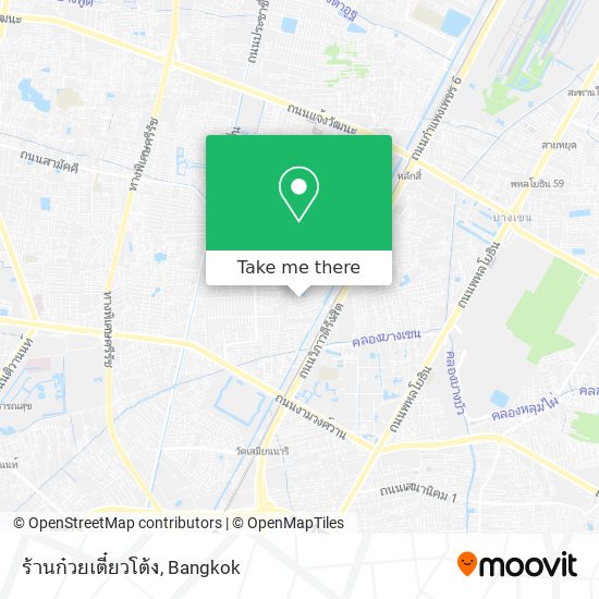 ร้านก๋วยเตี๋ยวโต้ง map