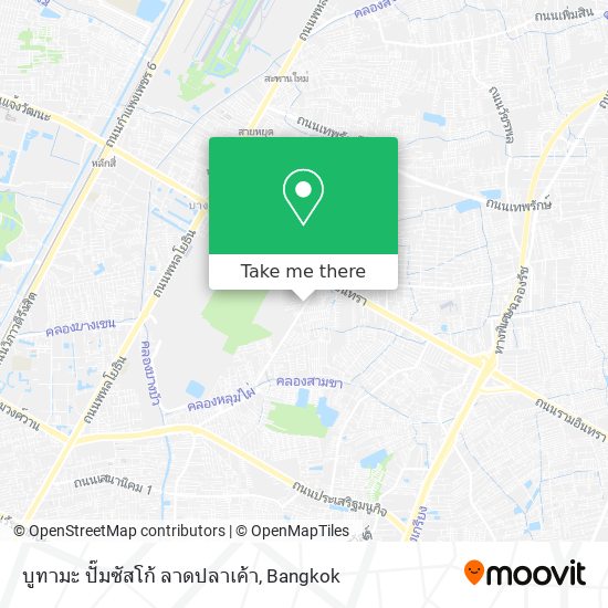 บูทามะ ปั๊มซัสโก้ ลาดปลาเค้า map