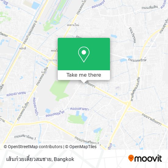 เส้นก๋วยเตี๋ยวสมชาย map