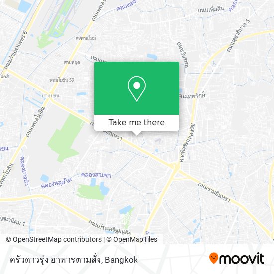 ครัวดาวรุ่ง อาหารตามสั่ง map