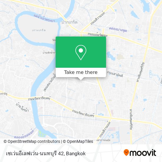 เซเว่นอีเลฟเว่น-นนทบุรี 42 map