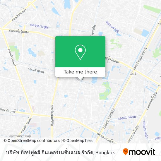 บริษัท ท็อปฟูดส์ อินเตอร์เนชั่นแนล จำกัด map