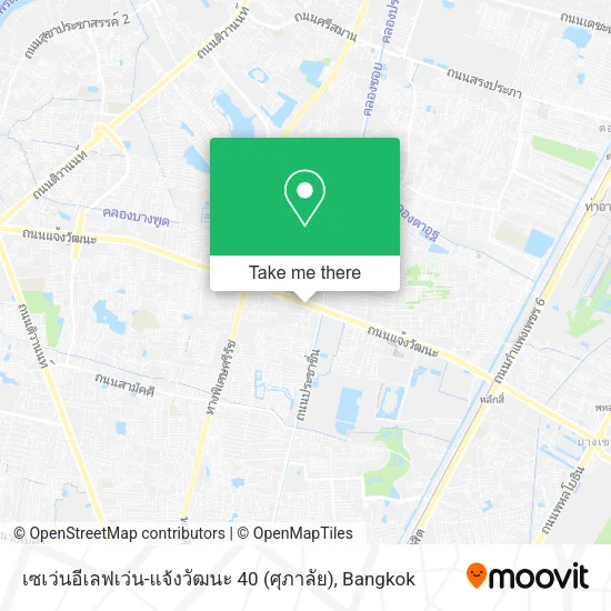เซเว่นอีเลฟเว่น-แจ้งวัฒนะ 40 (ศุภาลัย) map