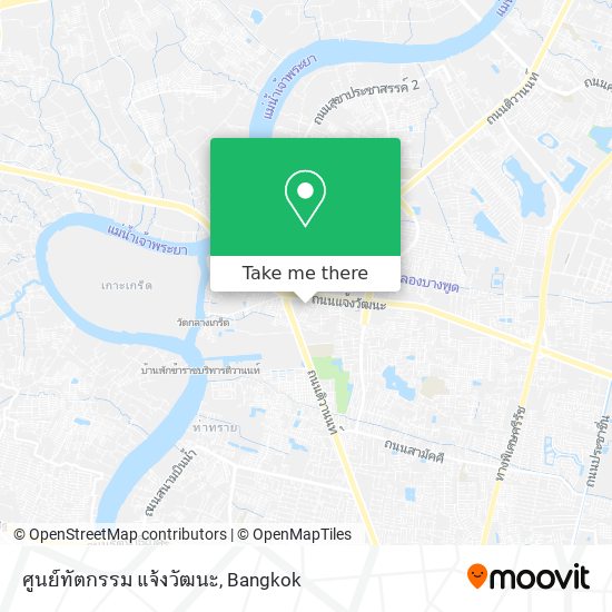 ศูนย์ทัตกรรม แจ้งวัฒนะ map