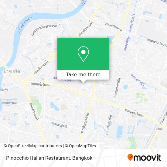 Pinocchio Italian Restaurant map