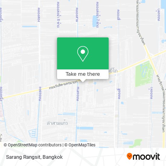 Sarang Rangsit map