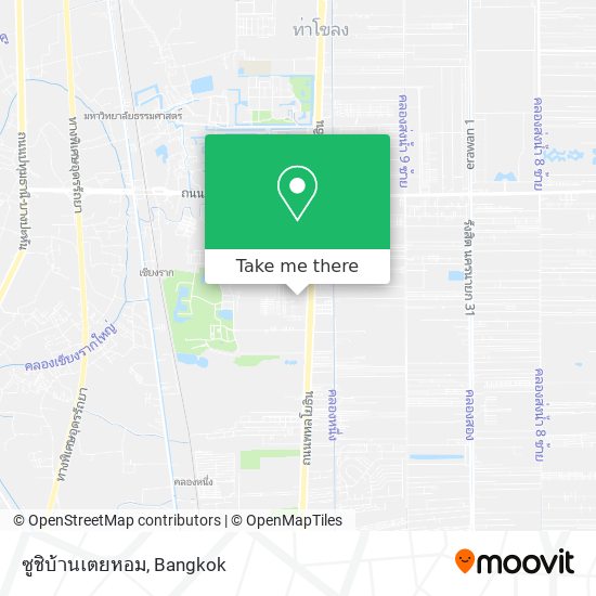 ซูชิบ้านเตยหอม map