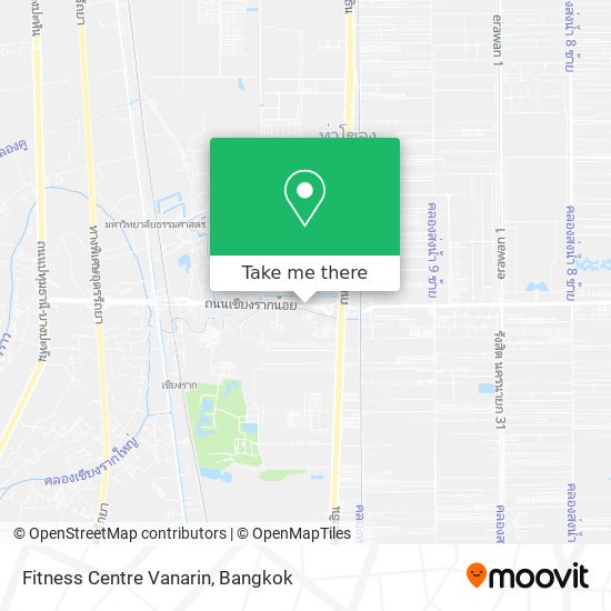 Fitness Centre Vanarin map