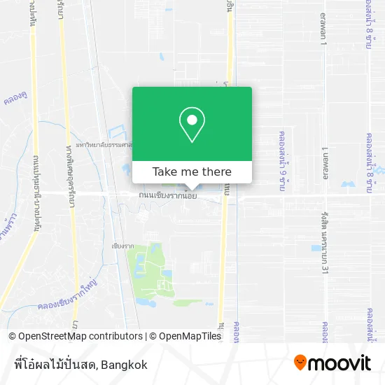 พี่โอ๋ผลไม้ปั่นสด map