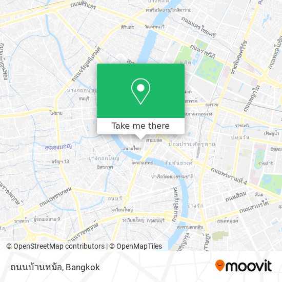 ถนนบ้านหม้อ map