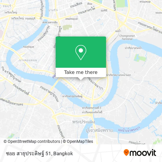 ซอย สาธุประดิษฐ์ 51 map