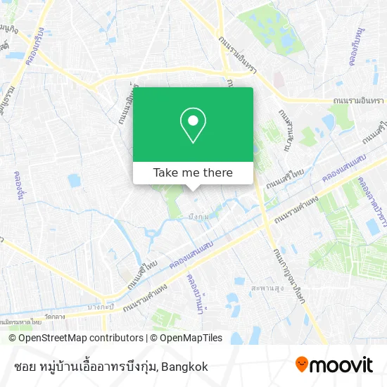 ซอย หมู่บ้านเอื้ออาทรบึงกุ่ม map