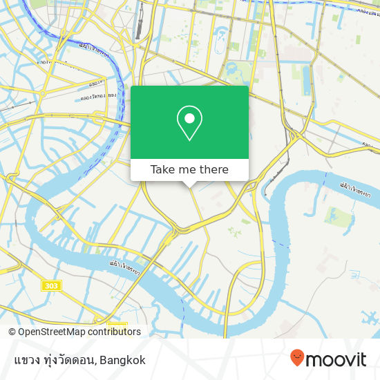 แขวง ทุ่งวัดดอน map