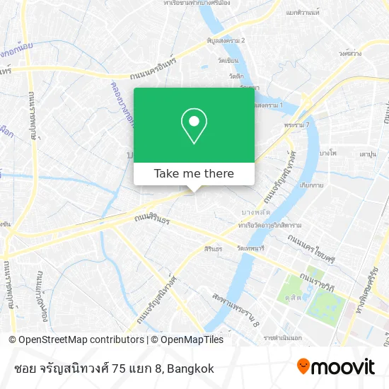 ซอย จรัญสนิทวงศ์ 75 แยก 8 map