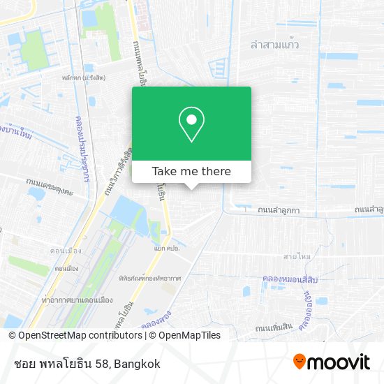 ซอย พหลโยธิน 58 map