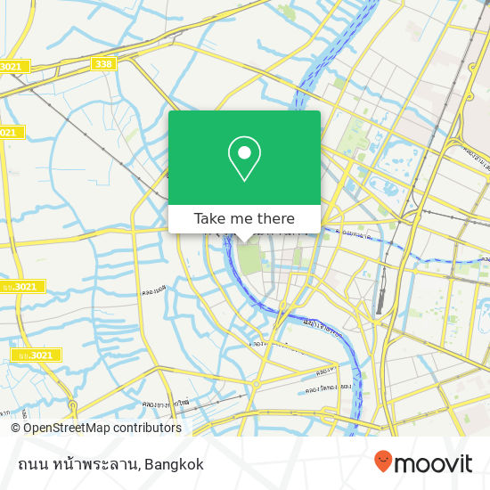 ถนน หน้าพระลาน map