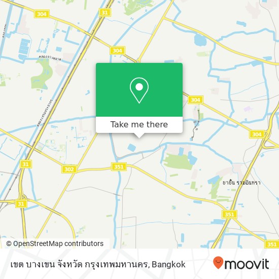 เขต บางเขน จังหวัด กรุงเทพมหานคร map