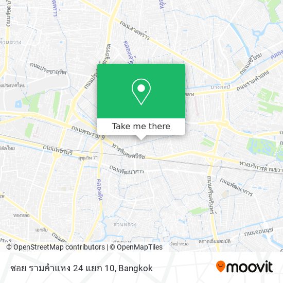 ซอย รามคำแหง 24 แยก 10 map