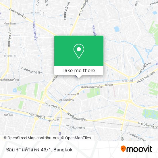 ซอย รามคำแหง 43/1 map