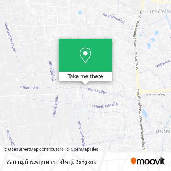 ซอย หมู่บ้านพฤกษา บางใหญ่ map