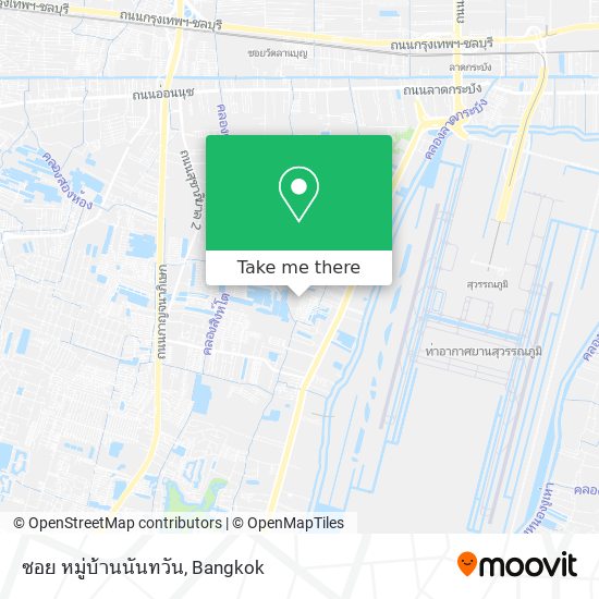 ซอย หมู่บ้านนันทวัน map