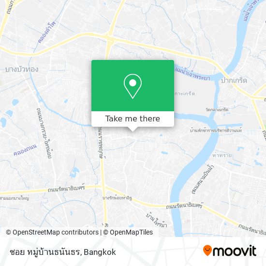 ซอย หมู่บ้านธนันธร map