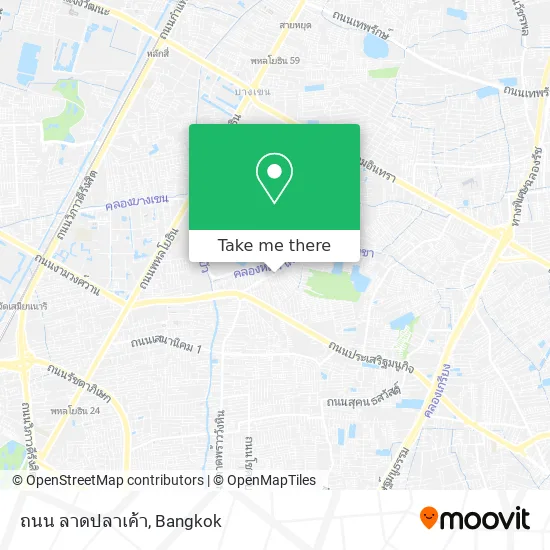 ถนน ลาดปลาเค้า map