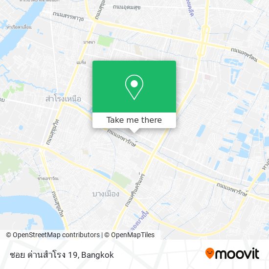 ซอย ด่านสำโรง 19 map