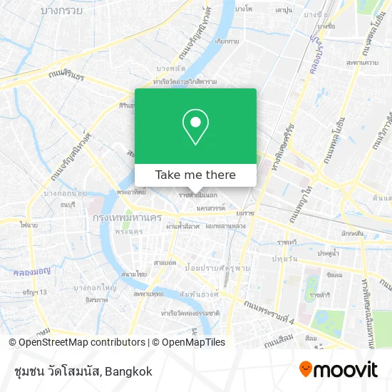 ชุมชน วัดโสมนัส map