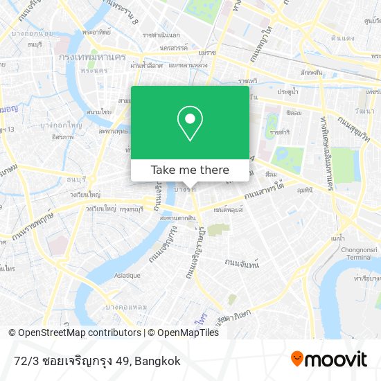 72/3 ซอยเจริญกรุง 49 map