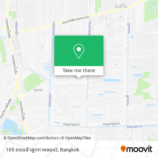 105 ถนนลำลูกกาคลอง2 map