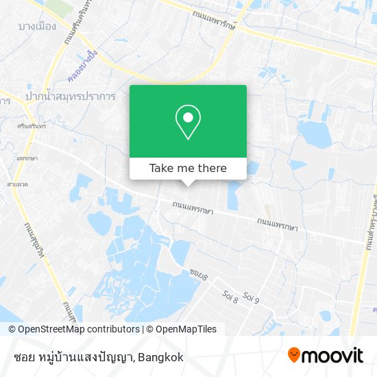 ซอย หมู่บ้านแสงปัญญา map