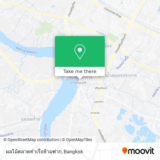 ผลไม้ตลาดท่าเรือข้ามฟาก map