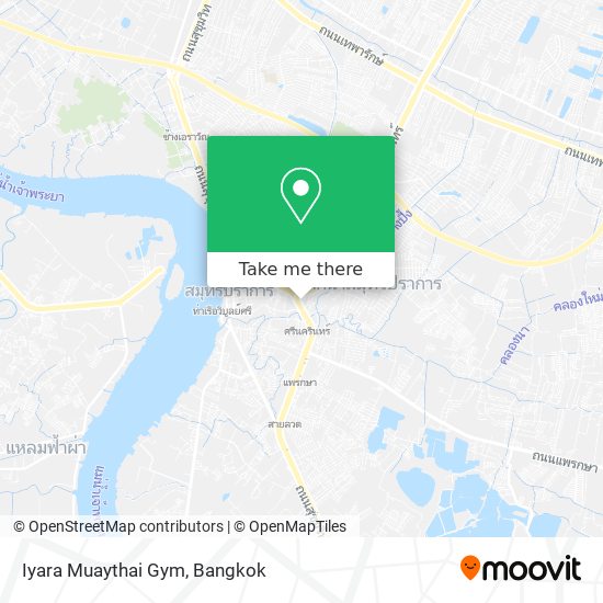 Iyara Muaythai Gym map