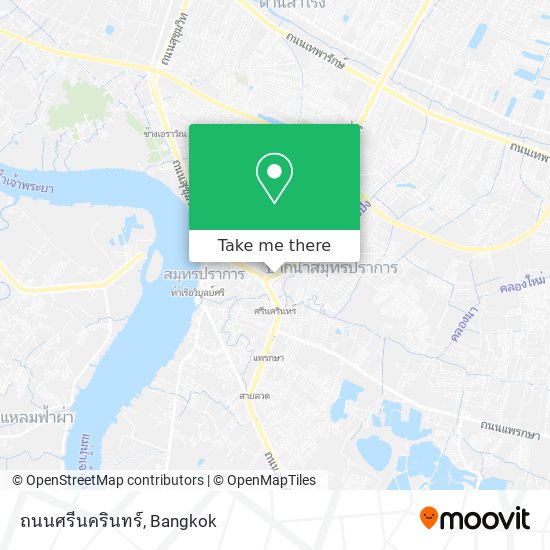 ถนนศรีนครินทร์ map