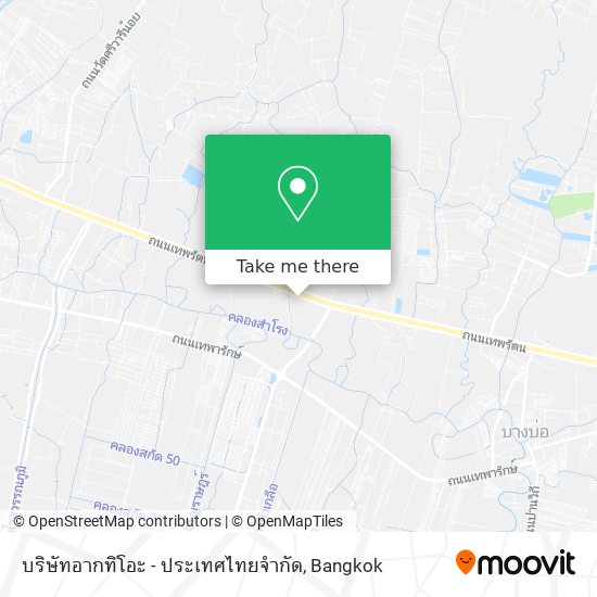 บริษัทอากทิโอะ - ประเทศไทยจำกัด map